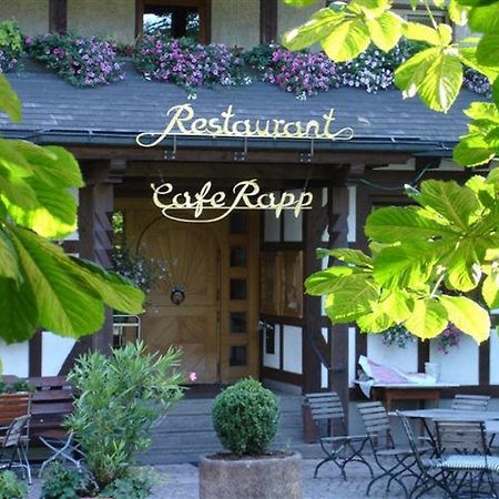 Hotel Restaurant Cafe Rapp Königsfeld im Schwarzwald Eksteriør bilde